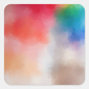 Adesivo Quadrado Modelo Colorido Vazio cor-de-rosa-rosa-preto