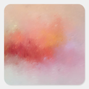 Adesivo Quadrado Modelo de arte Abstrato Vazio azul cor-de-rosa azu