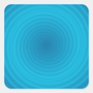 Adesivo Quadrado Modelo de Vazio de de de cor azul elegante da tend