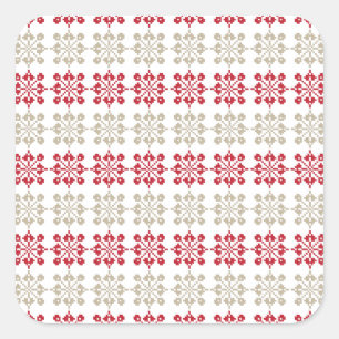 Adesivo Quadrado Modelo geométrico VI do sinal SUN letão tradicio