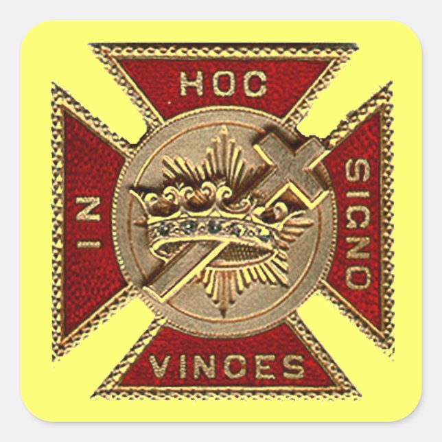 ADESIVO QUADRADO MODELO KNIGHTS (Frente)