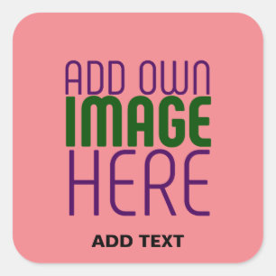 ADESIVO QUADRADO MODELO MODERNO EDITABLE SALMON PINK IMAGE