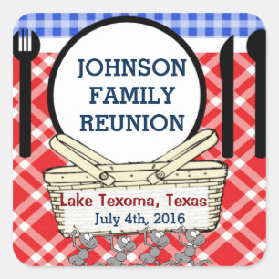 Adesivo Quadrado Modelo Sqr Stickr - R, azul de W