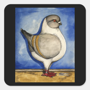 Adesivo Quadrado Modena Silver Gazzi Pigeon