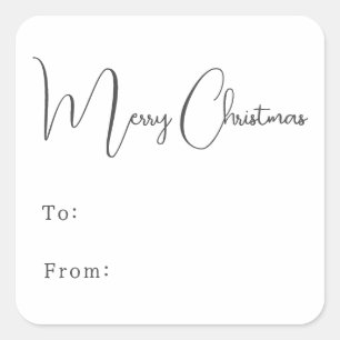 Adesivo Quadrado Modern Boho Feliz Natal Para De