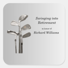 Adesivo Quadrado Moderna Reforma Golfe Esporte Golfe Golfboys