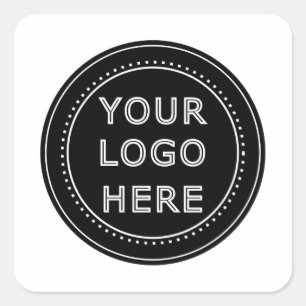 Adesivo Quadrado Moderno, Minimalista, Elegante e editável Papel Gu