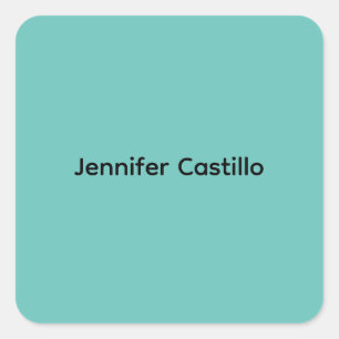 Adesivo Quadrado Moderno Minimalista Negro Comum