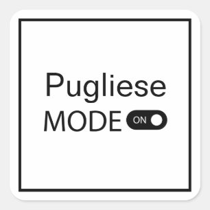 Adesivo Quadrado Modo Pugliese no engraçado dançarino de Tango Tang