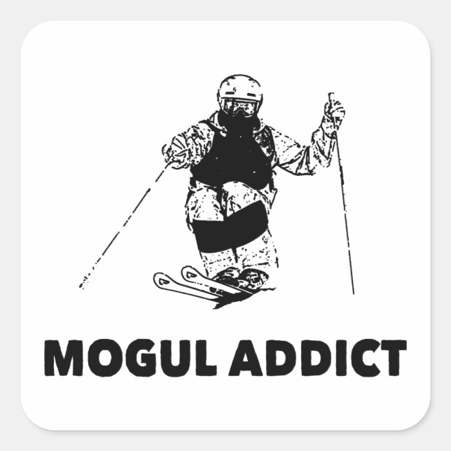 Adesivo Quadrado Mogul Addict (Frente)