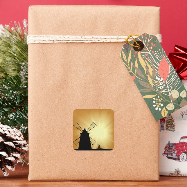 Adesivo Quadrado Moinhos do Sol (Criador carregado)