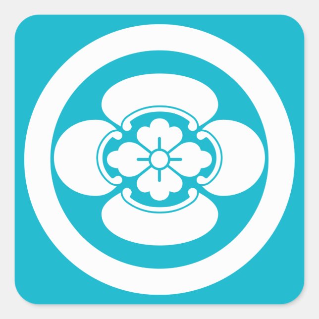 Adesivo Quadrado Mokko em círculo (Frente)