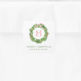 Adesivo Quadrado Mola de Arco com cruz com cruz de natal com cruz