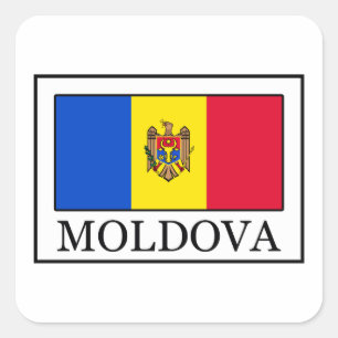 Adesivo Quadrado Moldávia