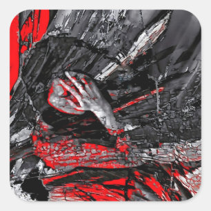Adesivo Quadrado Molten Soul