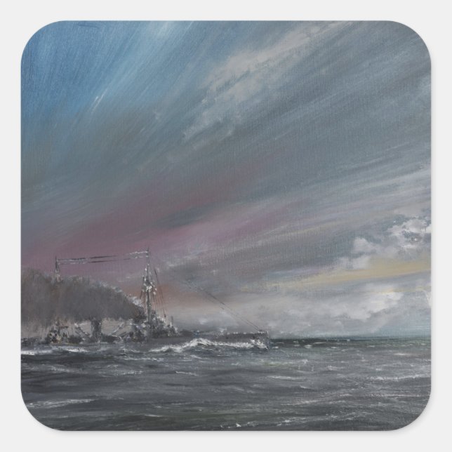 Adesivo Quadrado Moltke Jutland 1916. 2014 (Frente)