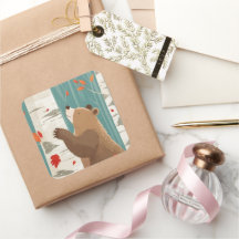 Momentos de queda com um Urso de Woodland