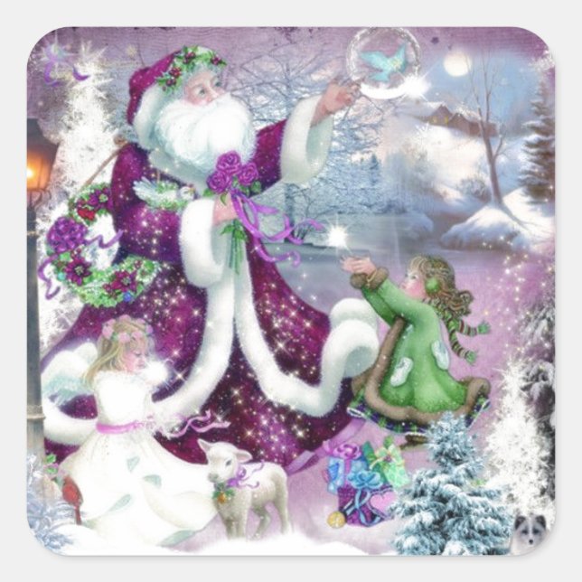 Adesivo Quadrado Momentos Mágicos (Frente)