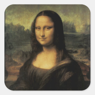 Adesivo Quadrado Mona Lisa