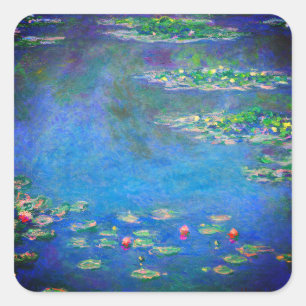 Adesivo Quadrado Monet Water Lily 1906