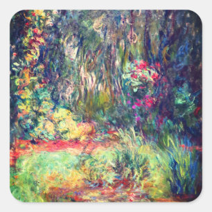 Adesivo Quadrado Monet Water Lily Pond