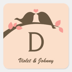 Adesivo Quadrado Monograma