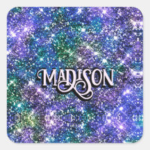 Monograma azul esverdeado verde esmerilado