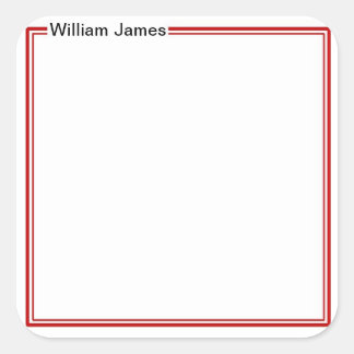 Adesivo Quadrado Monograma Muito Tradicional - Dif Sticker