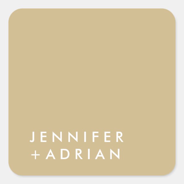 Adesivo Quadrado monograma,nome, (Frente)