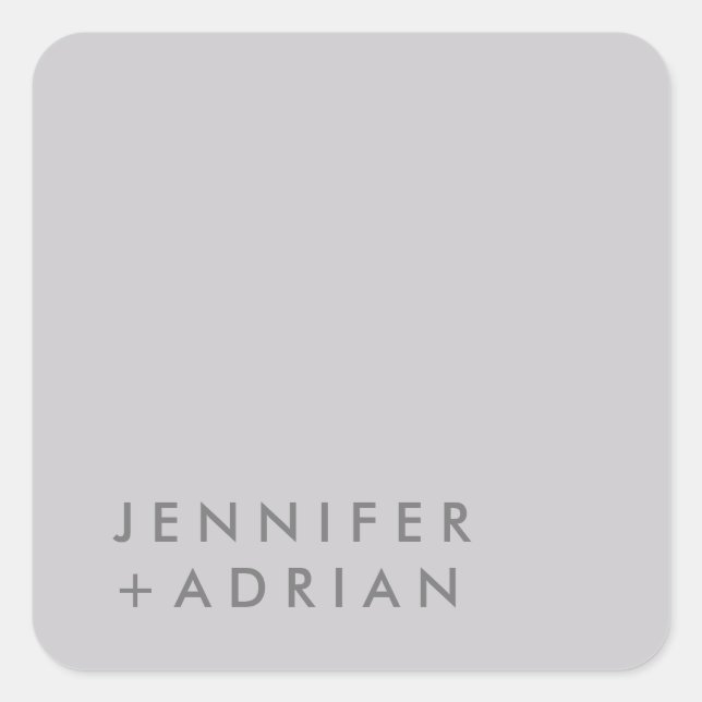 Adesivo Quadrado monograma,nome, (Frente)