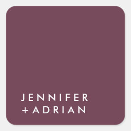 Adesivo Quadrado monograma,nome,