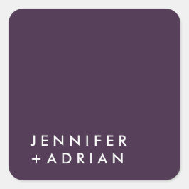 Adesivo Quadrado monograma,nome,