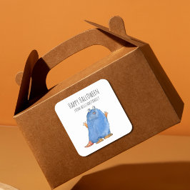 Adesivo Quadrado Monster Candy Happy Halloween