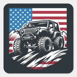 ADESIVO QUADRADO MONSTER TRUCK STICKER