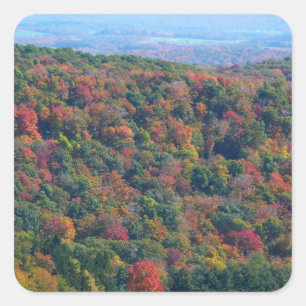 Adesivo Quadrado Montanhas Appalachian em queda