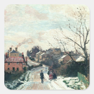 Adesivo Quadrado Monte do Fox de Camille Pissarro  , Norwood
