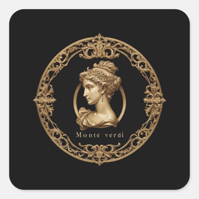 Adesivo Quadrado Monte Verdi Wein (Frente)