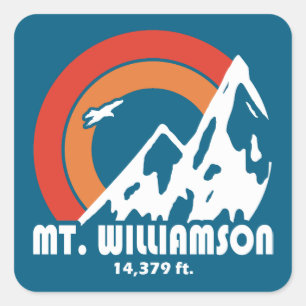 Adesivo Quadrado Monte Williamson California Sun Eagle