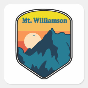 Adesivo Quadrado Monte Williamson California Sunrise