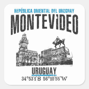 Adesivo Quadrado Montevideo
