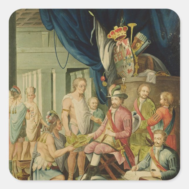 Adesivo Quadrado Montezuma (Frente)