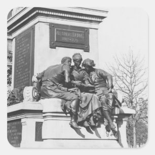 Adesivo Quadrado Monumento a Alexandre Dumas Pere
