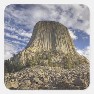 Adesivo Quadrado Monumento Nacional Devils Tower