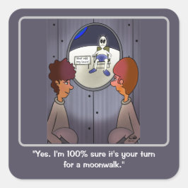 Adesivo Quadrado Moonwalk