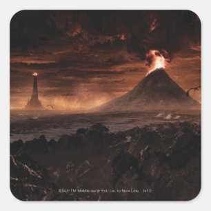 Adesivo Quadrado Mordor