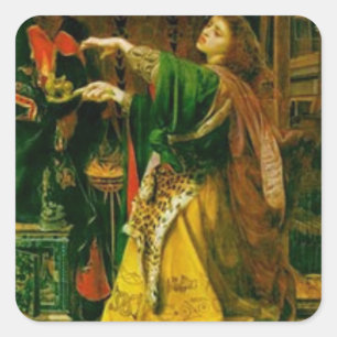 Adesivo Quadrado Morgan le Fay - Lenda Artruriana