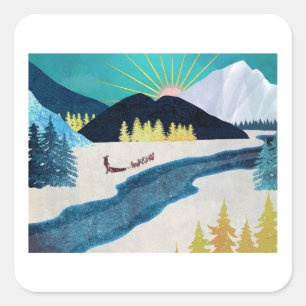 Adesivo Quadrado Morning Musher