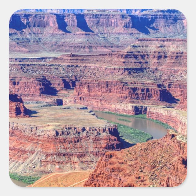Adesivo Quadrado Morto state park Moab Utah (Frente)