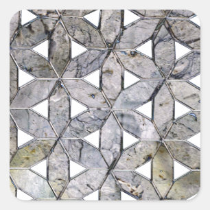 Adesivo Quadrado Mosaico da Cinza Natural