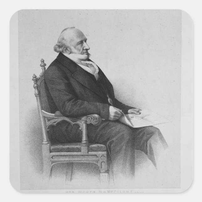 Adesivo Quadrado Moses Montefiore (Frente)